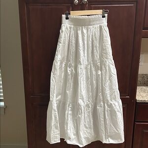 Elegant 100% Cotton Maxi Skirt
